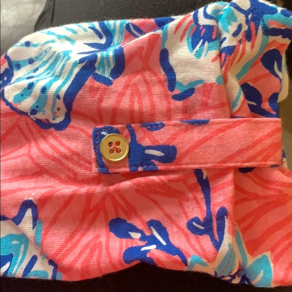 Pink and blue printed dress - Picture 4 of 4